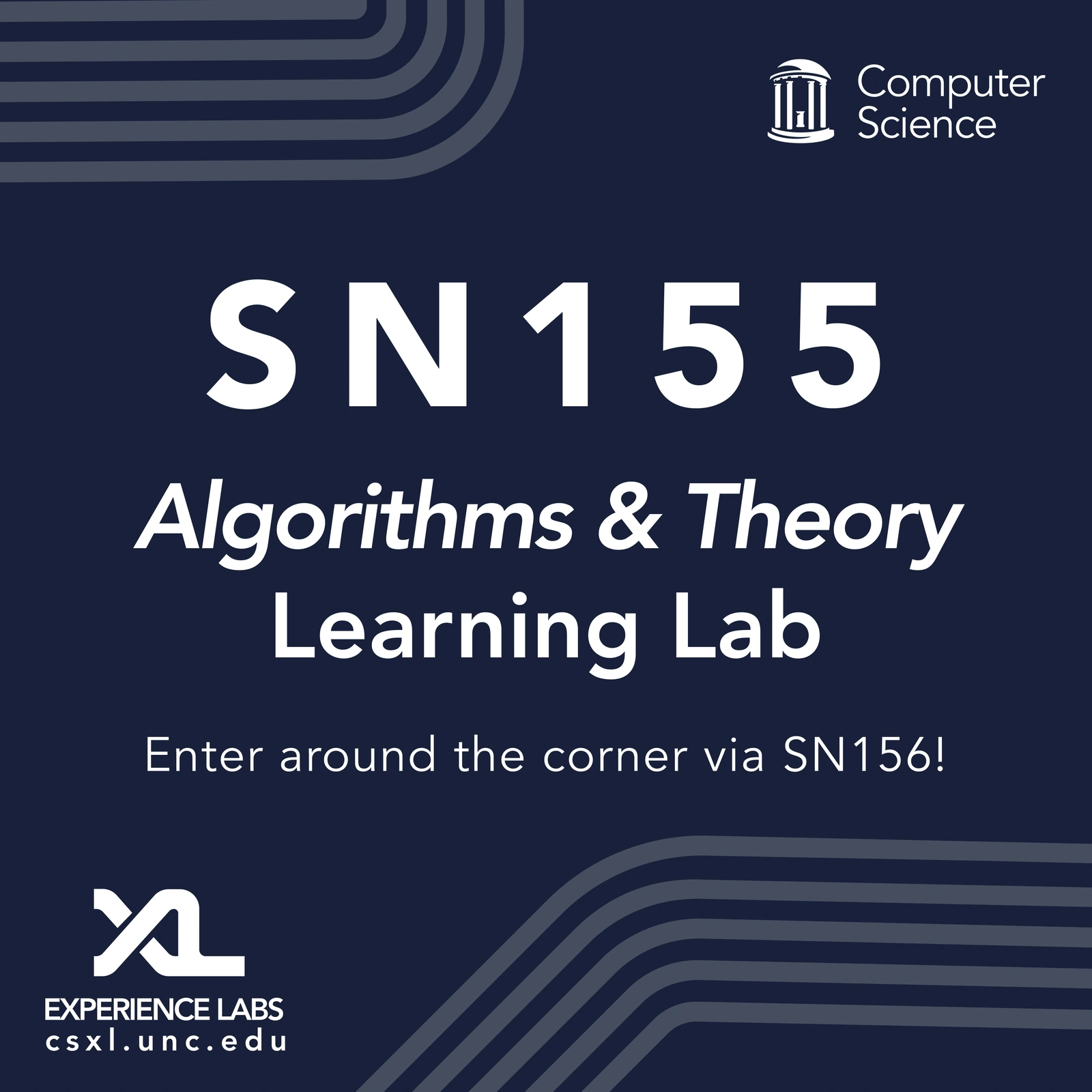 SN155 Algorithms & Theory sign artwork